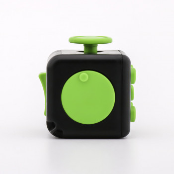 Кубик антистресс Fidget Cube 6219 2.8х2.8 см черный с зеленым