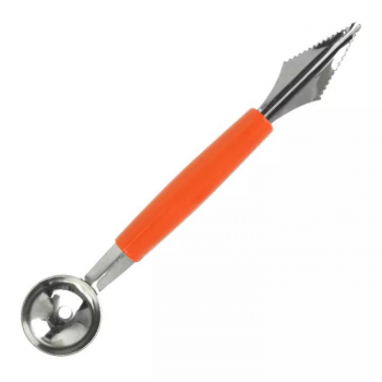 Нож-ложка для дыни 8446 18 см ярко-оранжевый