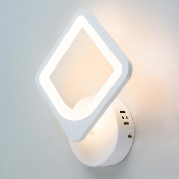 Светильник светодиодный настенный, LED бра Sunlight белый 5631/1W