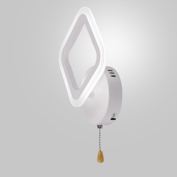 Светильник светодиодный настенный, LED бра Sunlight белый 6325/1SW