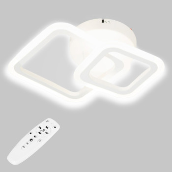 Потолочная LED люстра, светильник светодиодный Sunlight белый 6325/1+1S