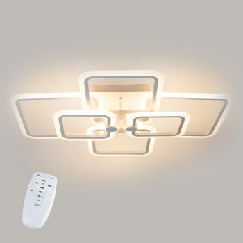 Потолочная LED люстра, светильник светодиодный белый Sunlight  5667/2+2+2