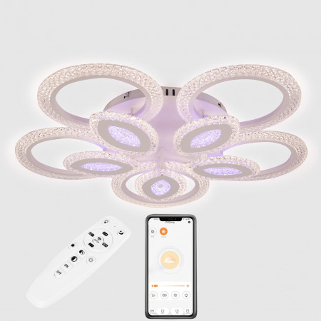 Потолочная LED люстра, светильник светодиодный Sunlight 5809/5+5
