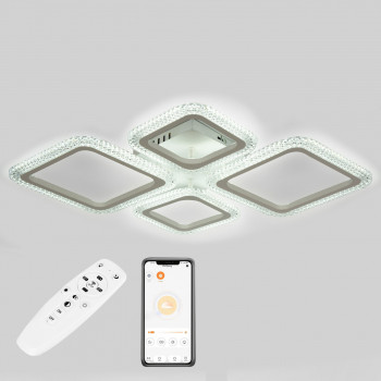 Потолочная LED люстра, светильник светодиодный Sunlight 6063/2+2