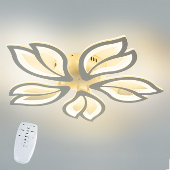 Потолочная LED люстра, светильник светодиодный белый Sunlight 19250/5