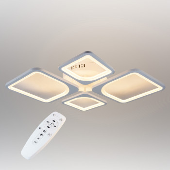 Потолочная LED люстра, светильник светодиодный белый Sunlight  5631/2+2