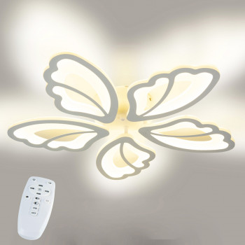 Потолочная LED люстра, светильник светодиодный белый Sunlight  L77045/5