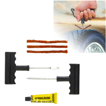 Ремкомплект для шин Tubeless Tire Repair Kit, набор для ремонта бескамерных шин - ремонт прокола колеса Ремкомплект для шин Tubeless Tire Repair Kit, набор для ремонта бескамерных шин - ремонт прокола колеса