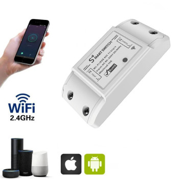 Wifi реле для умного дома Wi-Fi Smart Switch 10А, умный вай фай выключатель, смарт выключатель Wifi реле для умного дома Wi-Fi Smart Switch 10А, умный вай фай выключатель, смарт выключатель