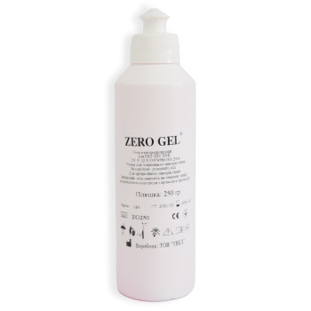 Контактный электродный Zero gel (250 мл) токопроводящий гель для миостимулятора, ЕКГ, ЕЕГ, УЗИ Контактный электродный Zero gel (250 мл) токопроводящий гель для миостимулятора, ЕКГ, ЕЕГ, УЗИ