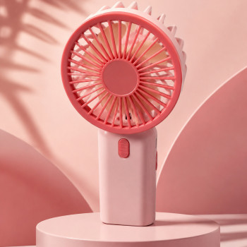 Портативный вентилятор Multi Functional Fan Розовий 1.11W, маленький настольный/ручной вентилятор от аккумулятора Портативный вентилятор Multi Functional Fan Розовий 1.11W, маленький настольный/ручной вентилятор от аккумулятора
