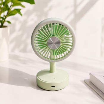 Аккумуляторный вентилятора Table Mini Fan Салатовый, настольный мини вентилятор - портативний
