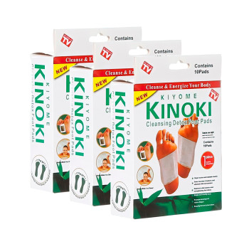 Комплект 3 упаковки, пластырь для выведения токсинов Kinoki 10 шт./уп. | пластир для виведення токсин Комплект 3 упаковки, пластырь для выведения токсинов Kinoki 10 шт./уп. | пластир для виведення токсин