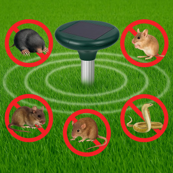 Ультразвуковой отпугиватель кротов на солнечных батареях Solar Rodent Repeller (Круглый) Ультразвуковой отпугиватель кротов на солнечных батареях Solar Rodent Repeller (Круглый)