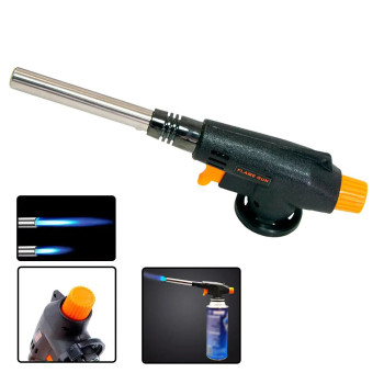 Газовая горелка с пьезоподжигом Сyclone Flame Gun 930 кондитерская горелка под баллон, фломбер Газовая горелка с пьезоподжигом Сyclone Flame Gun 930 кондитерская горелка под баллон, фломбер