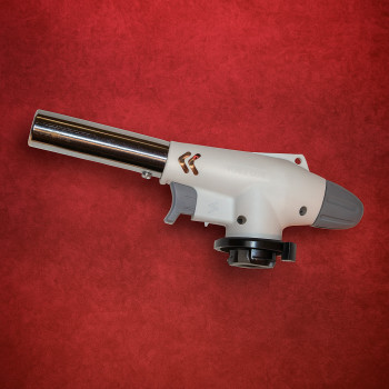 Газовая горелка с пьезоподжигом Flame Gun 920 Белая, кулинарная горелка для баллона - фломбер Газовая горелка с пьезоподжигом Flame Gun 920 Белая, кулинарная горелка для баллона - фломбер