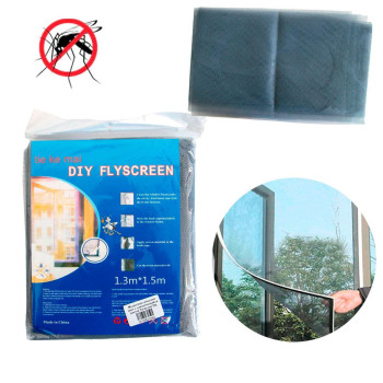 Москитная сетка на окна Серая 1.5х1.3 м, Tie ke mai Diy Flyscreen антимоскитная сетка на липучке Москитная сетка на окна Серая 1.5х1.3 м, Tie ke mai Diy Flyscreen антимоскитная сетка на липучке