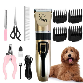 Машинка для стрижки собак и кошек Pet Grooming Hair Clipper Kit триммер для собак, набор для груминга