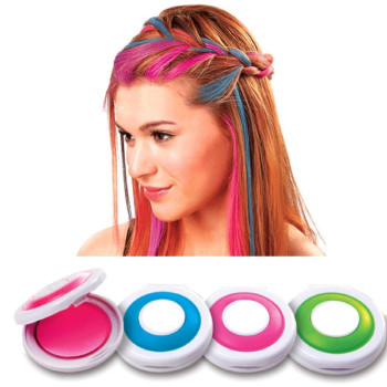 Мелки для волос Hot Huez 4 цвета, цветные мелки для окрашивания волос цветная пудра | крейда для волосся Мелки для волос Hot Huez 4 цвета, цветные мелки для окрашивания волос цветная пудра | крейда для волосся