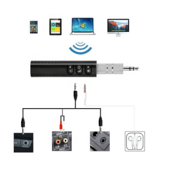 Адаптер блютуз в машину Bluetooth Receiver BT-450 блютуз ресивер автомобильный, блютуз в машину