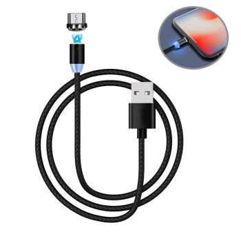 Магнитный кабель для зарядки Micro-USB X-cable M3 Черный, провод для зарядки телефона | магнітний кабель Магнитный кабель для зарядки Micro-USB X-cable M3 Черный, провод для зарядки телефона | магнітний кабель