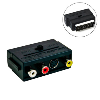 Переходник SCART - 3 RCA+S-VIDEO 