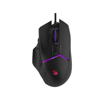 Мышь компьютерная проводная Bloody W95 Max Black черная