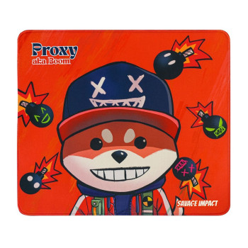 Игровая поверхность для мыши и клавиатуры Bloody BP-45(ProxyBoomFire) 45х40 см