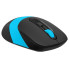 Мышь компьютерная безпроводная A4Tech Fstyler FG10 Black/Blue голубая