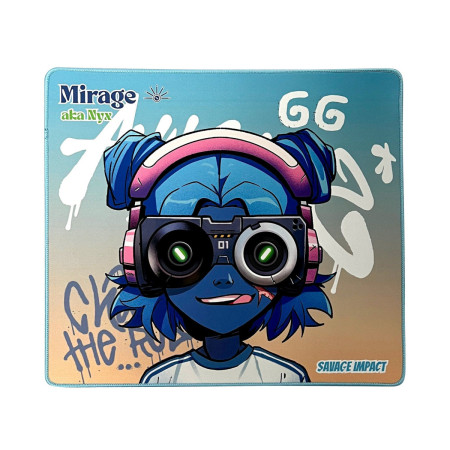 Игровая поверхность для мыши и клавиатуры Bloody BP-45W(NyxMirage) 45х40 см
