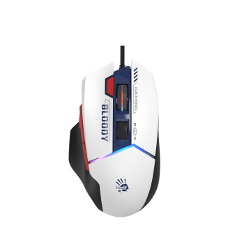 Мышь компьютерная проводная Bloody W95 Ultra Sports Navy (4711421002325) белая