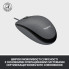 Мышь компьютерная проводная Logitech M100 Black L910-006652 черная