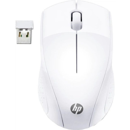 Мышь компьютерная безпроводная HP 220 Snow White 7KX12AA белая