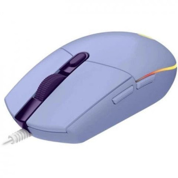 Мышь компьютерная безпроводная Logitech G102 Lightsync USB Lilac L910-005854 фиолетовая