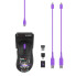 Мышь компьютерная безпроводная Bloody R73 Ultra Duo Cypher Ghost (4711421002370) черная с фиолетовым