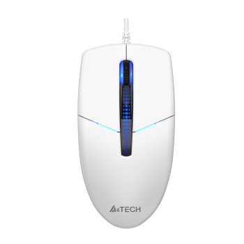 Мышь компьютерная проводная A4Tech N-530 USB White белая