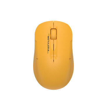 Мышь компьютерная безпроводная A4Tech Fstyler FG15CS Air2 Yellow желтая