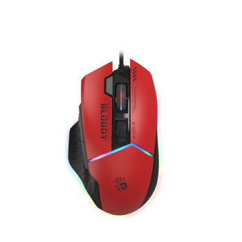 Мышь компьютерная проводная Bloody W95 Max Sports Red красная