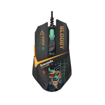 Мышь компьютерная безпроводная Bloody W63 Max Renegade Midnight черная