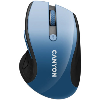 Мышь компьютерная безпроводная Canyon CNS-CMSW01BL Blue синяя
