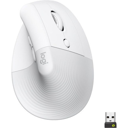 Мышь компьютерная безпроводная Logitech Lift Vertical Ergonomic Mouse Off-White L910-006475 белая