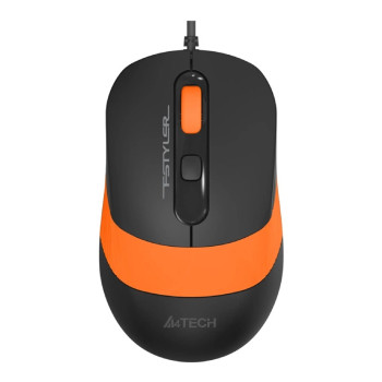 Мышь компьютерная безпроводная A4Tech Fstyler FG10 Black/Orange оранжевая