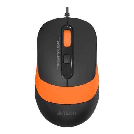 Мышь компьютерная безпроводная A4Tech Fstyler FG10 Black/Orange оранжевая