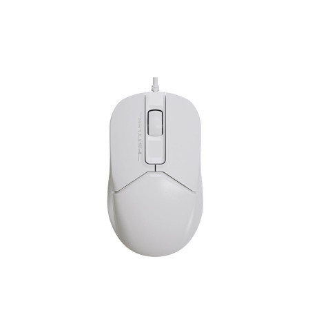 Мышь компьютерная проводная A4Tech FM12 USB White белая