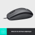 Мышь компьютерная проводная Logitech M100 Black L910-006652 черная