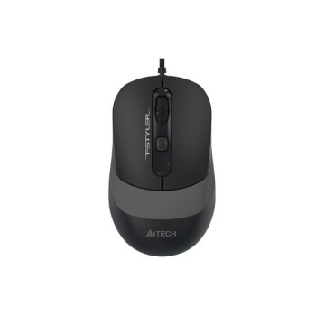 Мышь компьютерная проводная A4Tech Fstyler FM10 Black/Grey серая