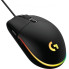 Мышь компьютерная безпроводная Logitech G102 Lightsync USB Black L910-005823 черная