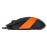 Мышь компьютерная проводная A4Tech Fstyler FM10 Black/Orange оранжевая