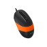 Мышь компьютерная проводная A4Tech Fstyler FM10 Black/Orange оранжевая