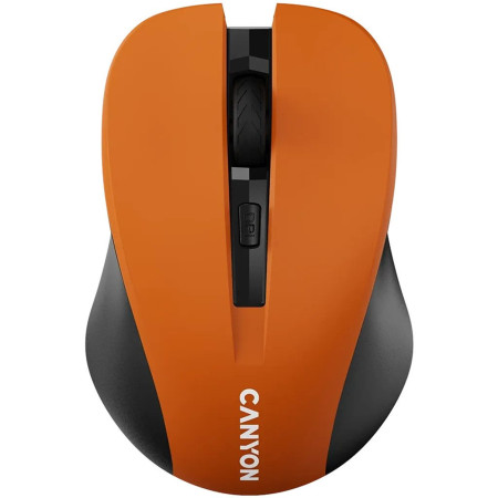 Мышь компьютерная безпроводная Canyon CNE-CMSW1O Orange оранжевая